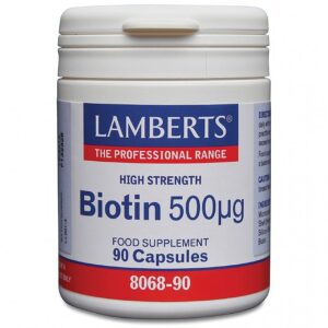 PREHRANSKO DOPOLNILO Biotin 500 µg - vitamin B LAMBERTS®