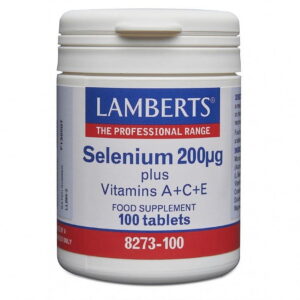 PREHRANSKO DOPOLNILO Selen 200 µg + vitamini A + C + E LAMBERTS ®