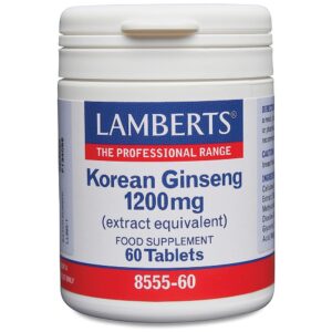PREHRANSKO DOPOLNILO Korean ginseng 1200mg LAMBERTS®